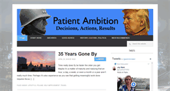 Desktop Screenshot of patientambition.com